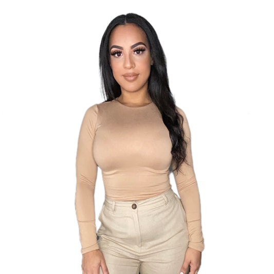 Perfect Fit Long Sleeve (Taupe)
