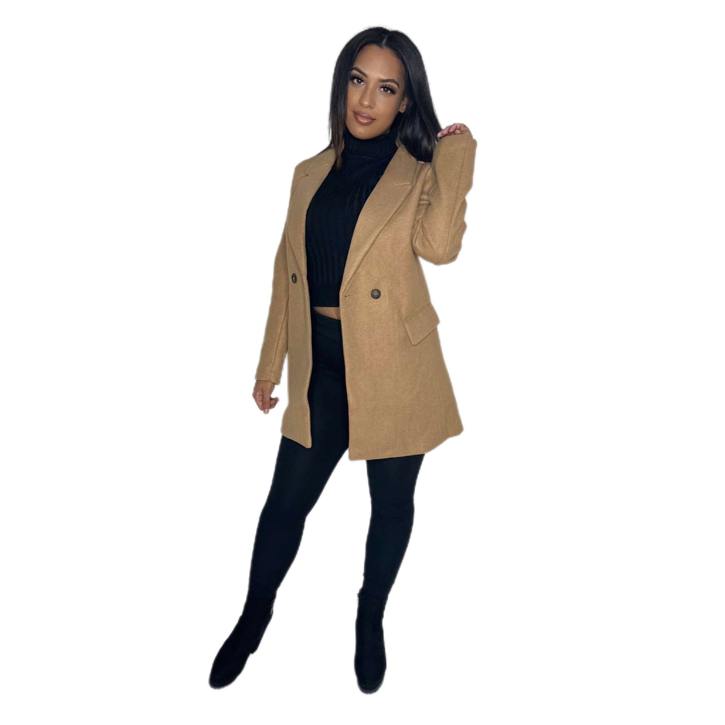 Camel Pea Coat