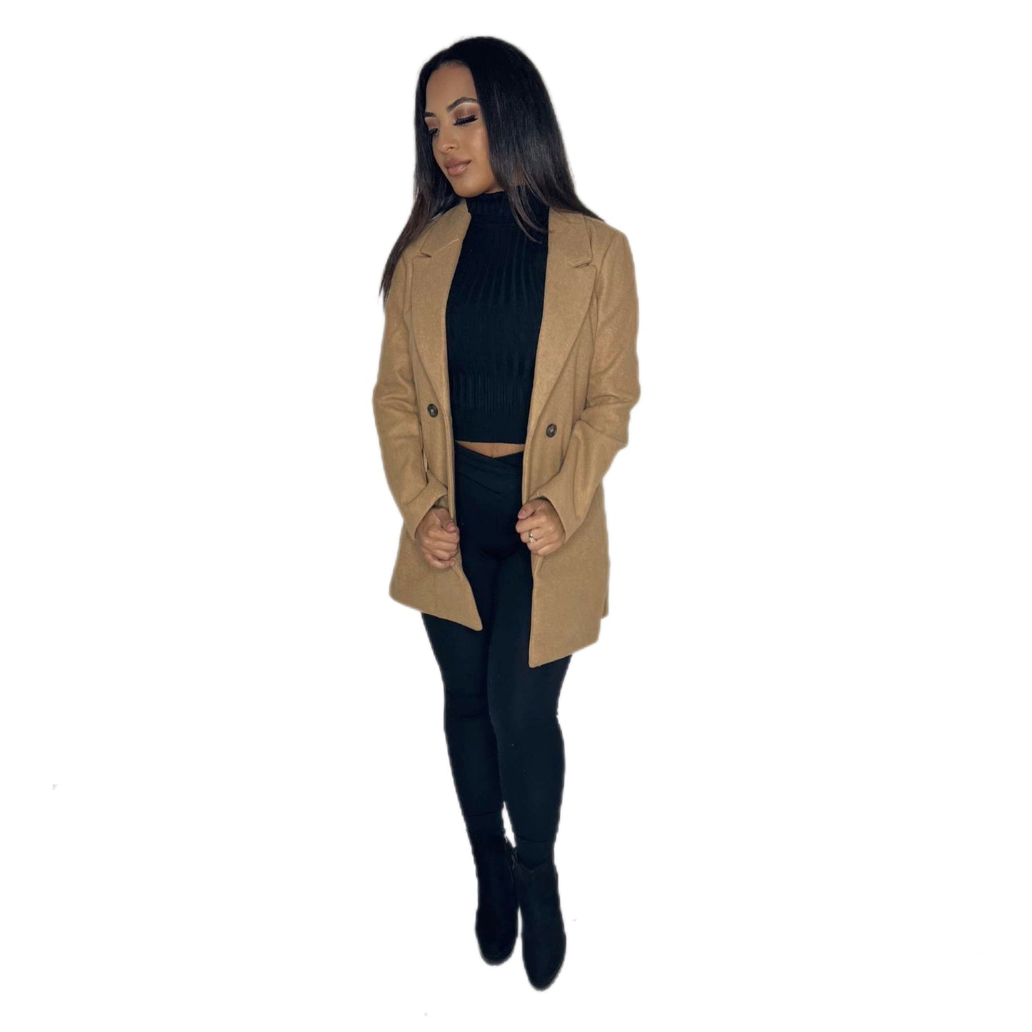 Camel Pea Coat