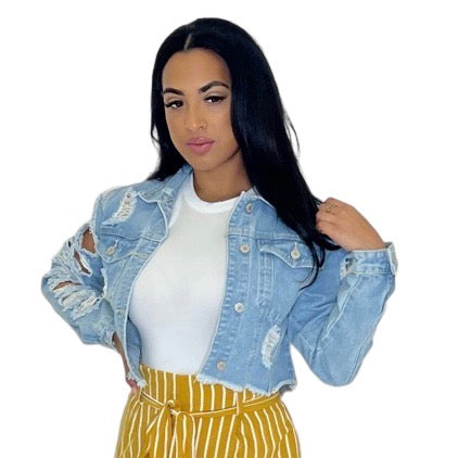 Making Plans Denim Jacket