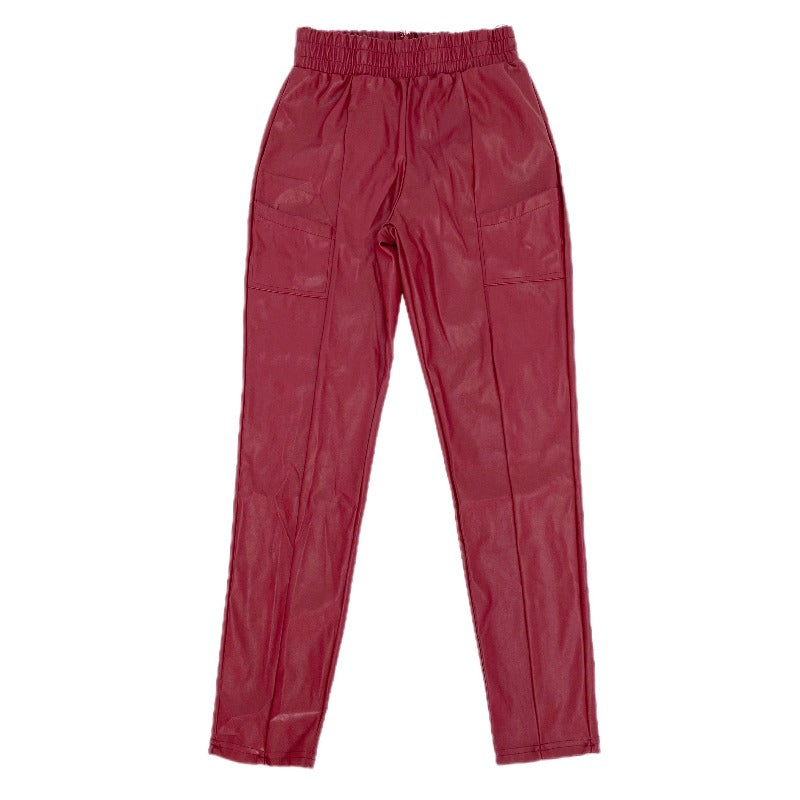 Look Again Faux Leather Pants