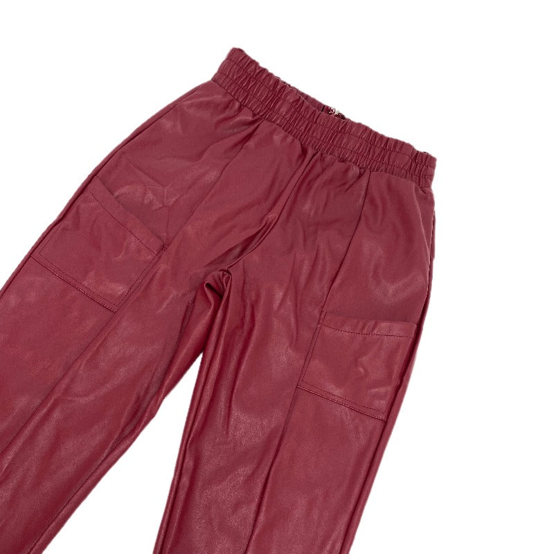 Look Again Faux Leather Pants