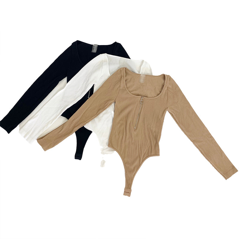 Ribbed Bodysuit
