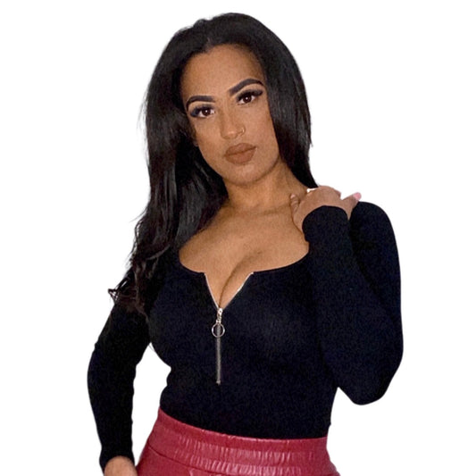 Ribbed Bodysuit