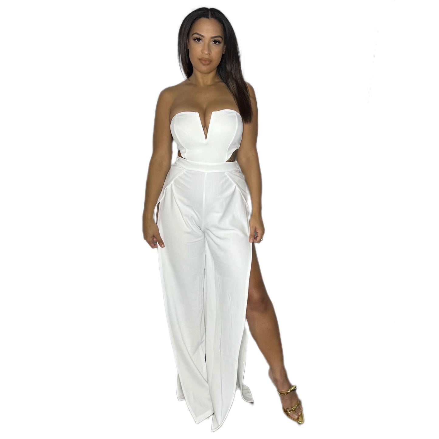 Ivory Goddess Jumpsuit