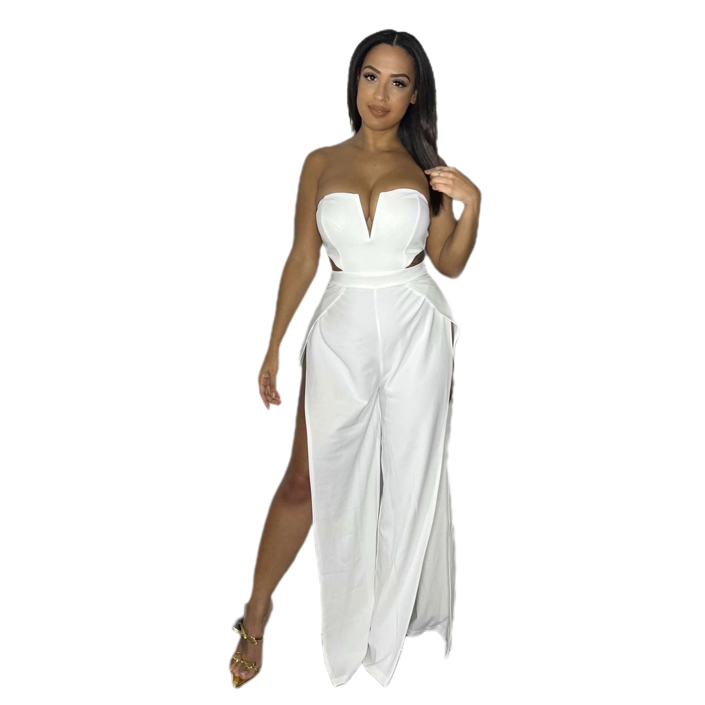 Ivory Goddess Jumpsuit